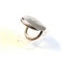 Vintage Mexican Sterling Silver Initials J.A.O. Ring Size 6 Signed Lunt