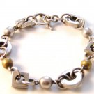 Vintage Taxco Mexican Sterling Silver Nuts & Bolts Bracelet
