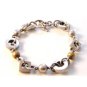 Vintage Taxco Mexican Sterling Silver Nuts & Bolts Bracelet
