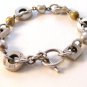 Vintage Taxco Mexican Sterling Silver Nuts & Bolts Bracelet