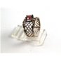 Sterling Silver Garnet Ring Size 7