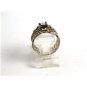 Sterling Silver Garnet Ring Size 7