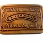 Vintage with a name like Smuckers Belt Buckle U.S.A.