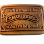Vintage with a name like Smuckers Belt Buckle U.S.A.