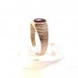 Sterling Silver & Carnelian Ring Size 8