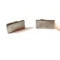 Vintage Silver Tone Engraved ERIC & Signed Rostfritt Stal Cufflinks