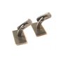 Vintage Silver Tone Engraved ERIC & Signed Rostfritt Stal Cufflinks
