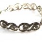 Sterling Silver & Marcasites Bracelet 04112014