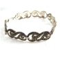 Sterling Silver & Marcasites Bracelet 04112014