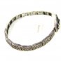 Edwardian / Art Deco Silver & Amythest Filigree Bracelet Unbranded 7715