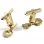 True Vintage Skeleton Key Goldtone Cufflinks by Hickok U.S.A. 101614
