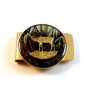 New Old Stock Moose in Green Woods Money Clip