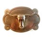 Vintage 1930's - 1950's Silver Tone Texas Longhorn Cowboy Western Belt Buckle