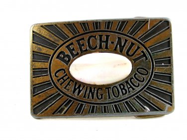 Vintage Beechnut Chewing Tobacco Belt Buckle 11072013