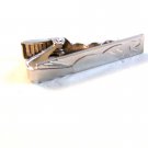 Vintage 1950 - 1960's Sterling Silver Tie Clasp 1 1/4" X 1/4"