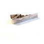 Vintage 1950 - 1960's Sterling Silver Tie Clasp 1 1/4" X 1/4"