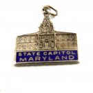 1960's State Capitol of Maryland Enameled Charm 61214