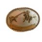 Vintage 1940's - 50's Calf Roping Rodeo Cowboy Western Belt Buckle