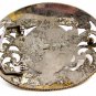 Large 5" X 4" Mexican Alpaca Cowboy Western Eagle Belt Buckle 6914