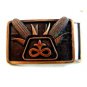 Vintage 1960's - 1970's Crossed Dueling Pistols MP Belt Buckle
