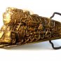 Vintage Old Time Locomotive Train Belt Buckle