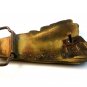 Vintage Old Time Locomotive Train Belt Buckle