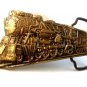 Vintage Old Time Locomotive Train Belt Buckle