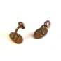 Vintage 1910 - 1930's Gold Tone Cufflinks
