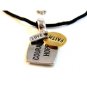 Alexa's Angels Silver & Gold Tone Love Faith Courage Hope Pendant / 18" Necklace