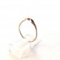 Sterling Silver & Black Enamel Ring Size 8
