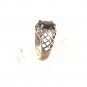 Sterling Silver & Red Ring Size 7 1/4 04152014