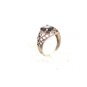 Sterling Silver & Red Ring Size 7 1/4 04152014