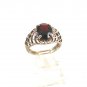 Sterling Silver & Red Ring Size 7 1/4 04152014