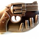 Vintage Pistol w Revolving Chamber Belt Buckle 4" X 2 1/2"