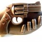 Vintage Pistol w Revolving Chamber Belt Buckle 4" X 2 1/2"