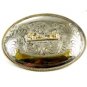 Huge 6 1/4" X 4 3/4" Calf Roping Cowboy Western Belt Buckle 11112013