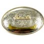 Huge 6 1/4" X 4 3/4" Calf Roping Cowboy Western Belt Buckle 11112013