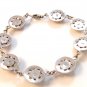 Vintage Sterling Silver & Black Onyx Bracelet