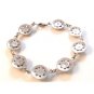 Vintage Sterling Silver & Black Onyx Bracelet