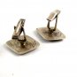 Vintage Sterling Silver Siam Lady Dancer Cufflinks Signed S in Diamond