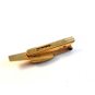Vintage 1930's - 50's Gold Tone & Red Rotary International Tie Clasp By Anson