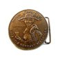 Vintage Drink Coca Cola Lady in Hat Belt Buckle