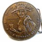 Vintage Drink Coca Cola Lady in Hat Belt Buckle
