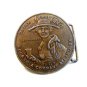 Vintage Drink Coca Cola Lady in Hat Belt Buckle