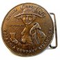Vintage Drink Coca Cola Lady in Hat Belt Buckle