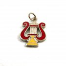 1960's Music Stand For Band Enameled Charm 61314