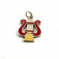 1960's Music Stand For Band Enameled Charm 61314