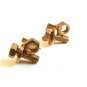 Vintage Gold Tone Nut & Bolt Cufflinks