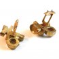 Vintage Gold Tone Nut & Bolt Cufflinks