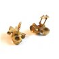 Vintage Gold Tone Nut & Bolt Cufflinks
